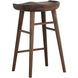 Dominic 26.5 inch Walnut Counter Stool